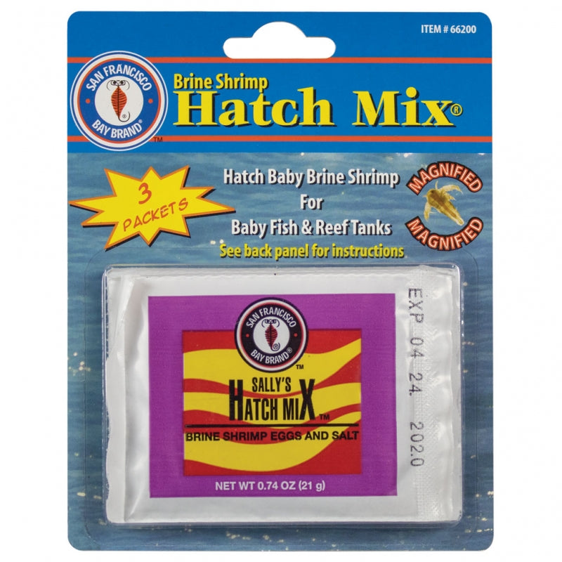 Brine Shrimp Hatch Mix - 3 x 0.74 oz (21 g), bags
