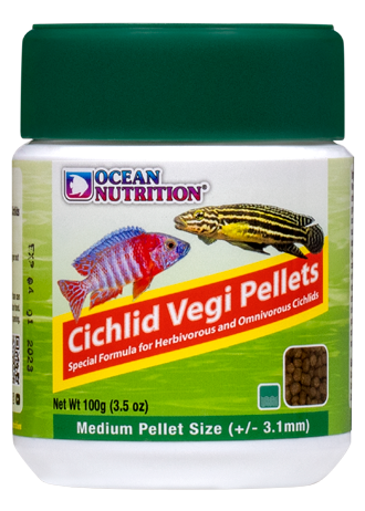 Cichlid Vegi Pellets - Medium Pellet - ON