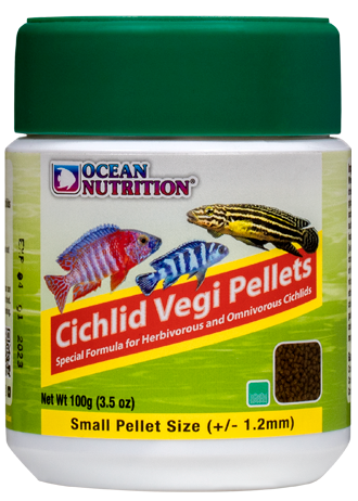Cichlid Vegi Pellets - Small Pellet - ON