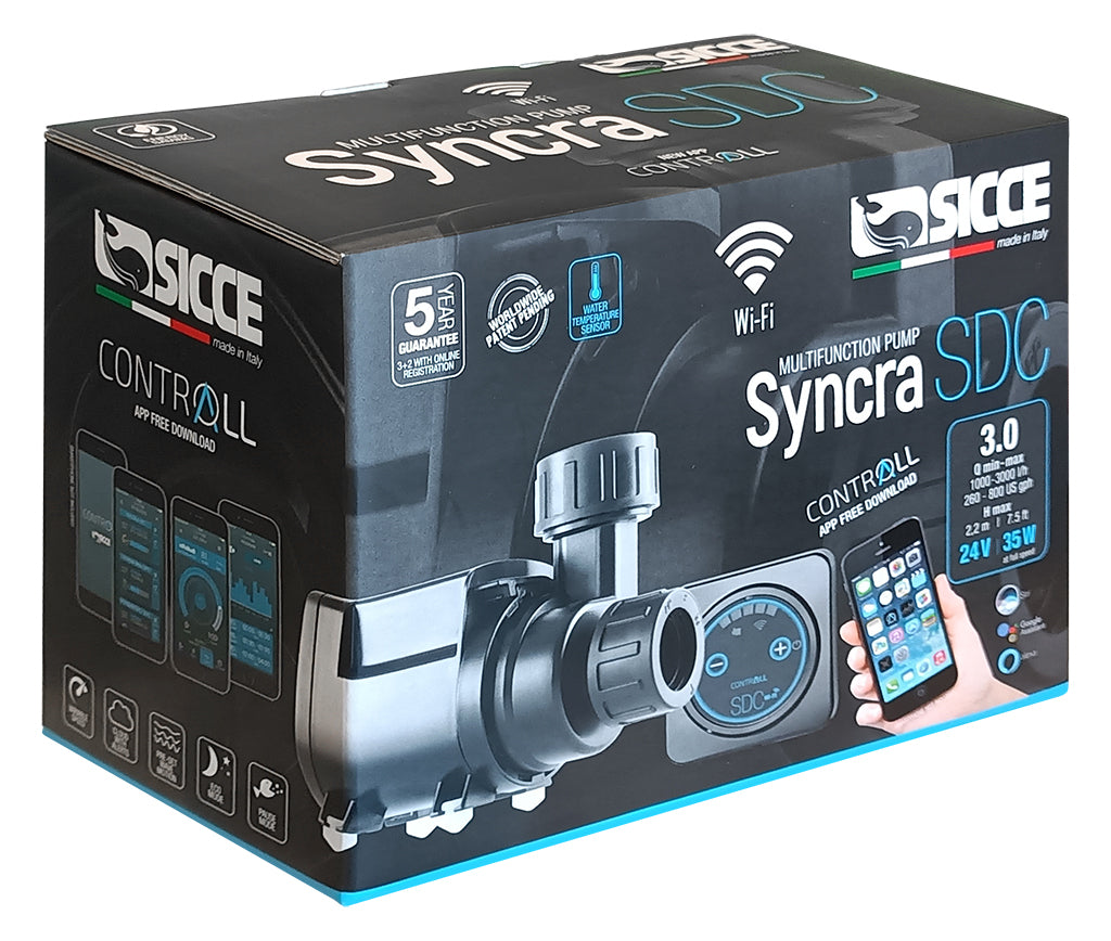 Sicce Syncra SDC Wi-Fi Controllable Return Pumps